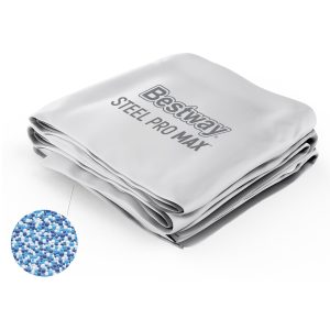 Steel Pro Max 14' x 33 Round Above Ground Pool Liner Replacement. Gray