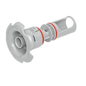 SaluSpa HydroJet and HydroJet Pro Hot Tub Spa Nozzle Replacement. Gray