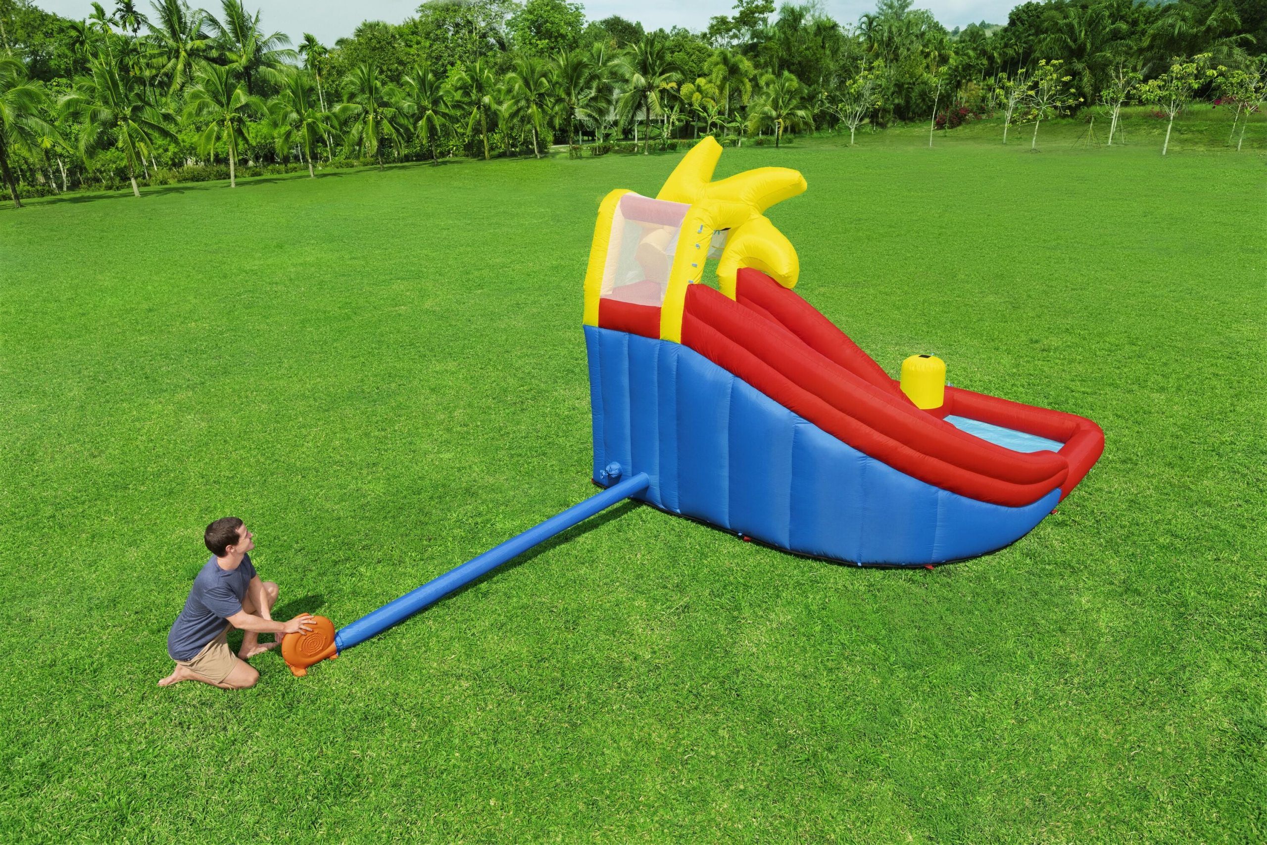 H2OGO! AstroSplash Kids Inflatable Mega Water Park 10'9 - Image 14