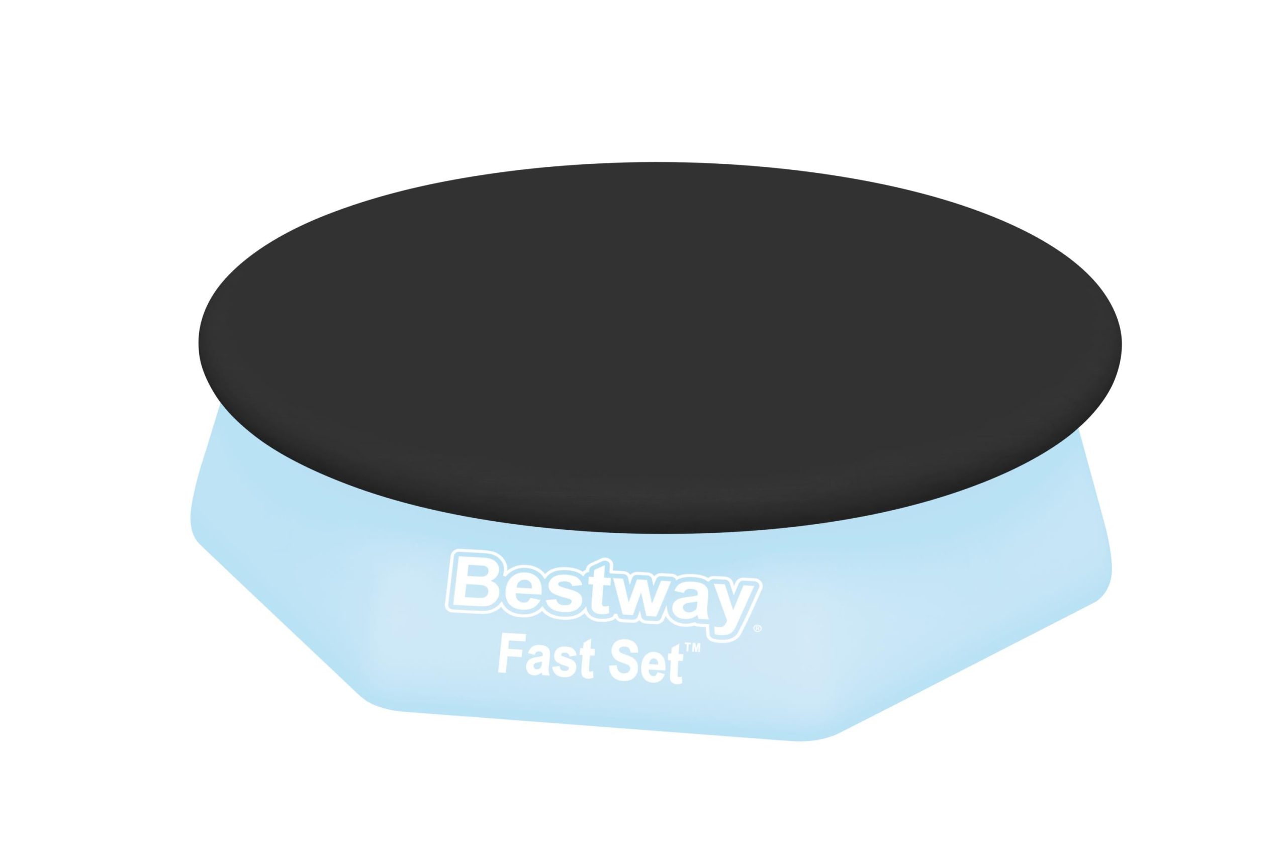 Bestway Fast Set Round Pool Cover for 8' Inflatable Ring Above Ground Pools - Image 6