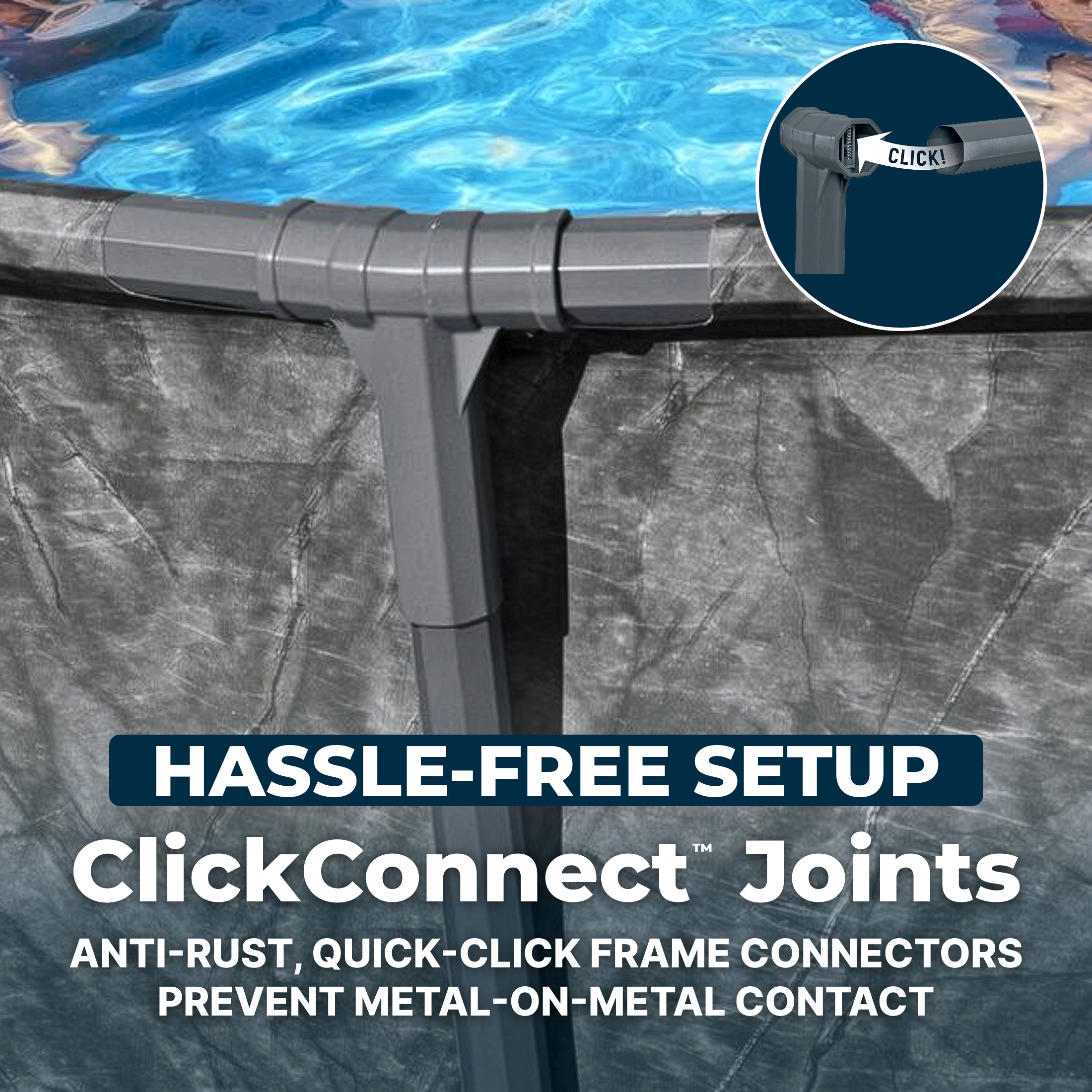 Bestway APX 365 22' x 52 Round Above Ground Pool Set - Image 8