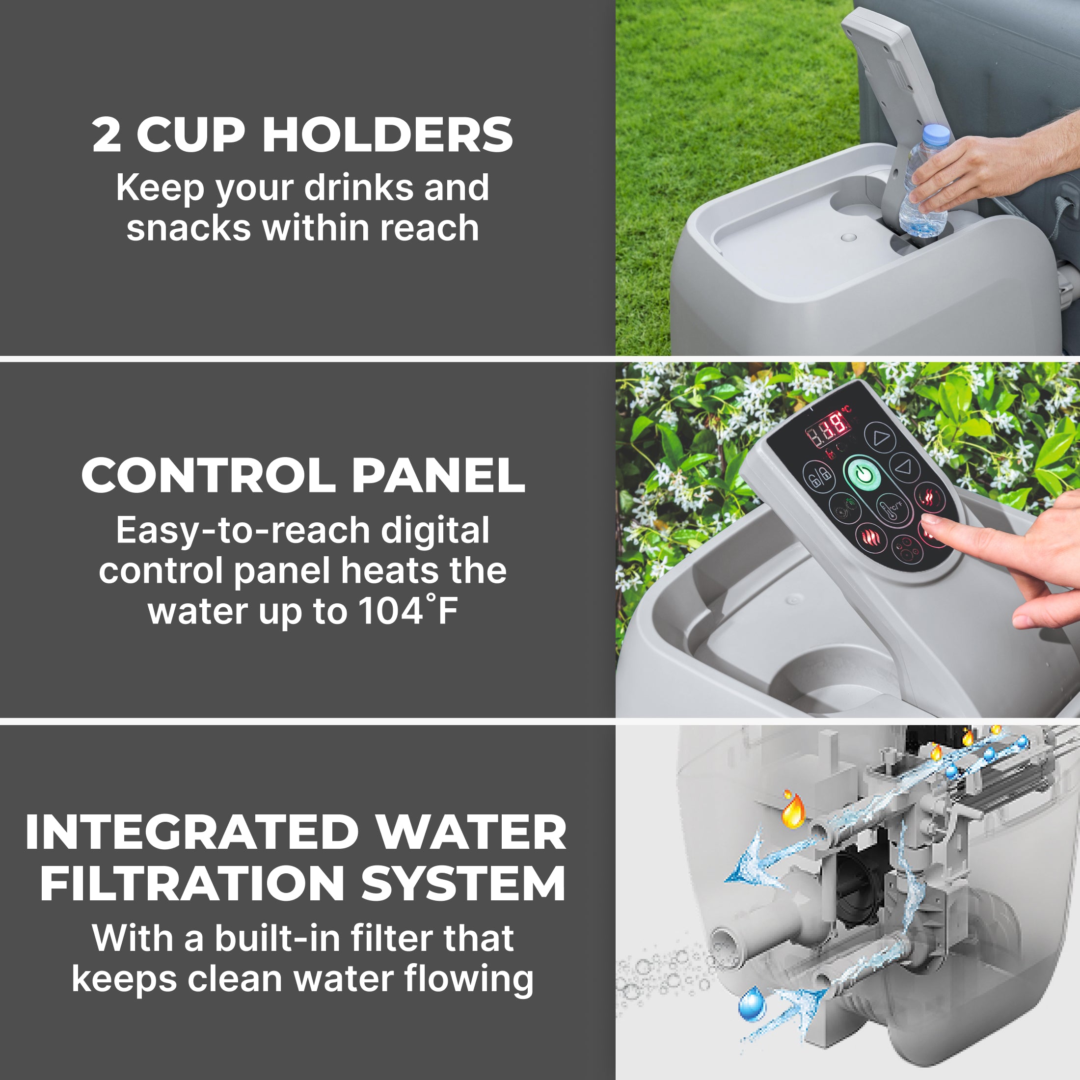 SaluSpa HydroJet Pro Smart Hot Tub Heater Pump with App-Control - Image 5