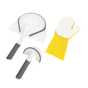 Bestway SaluSpa All in One 3 Piece Cleaning Tool Set for Spa
