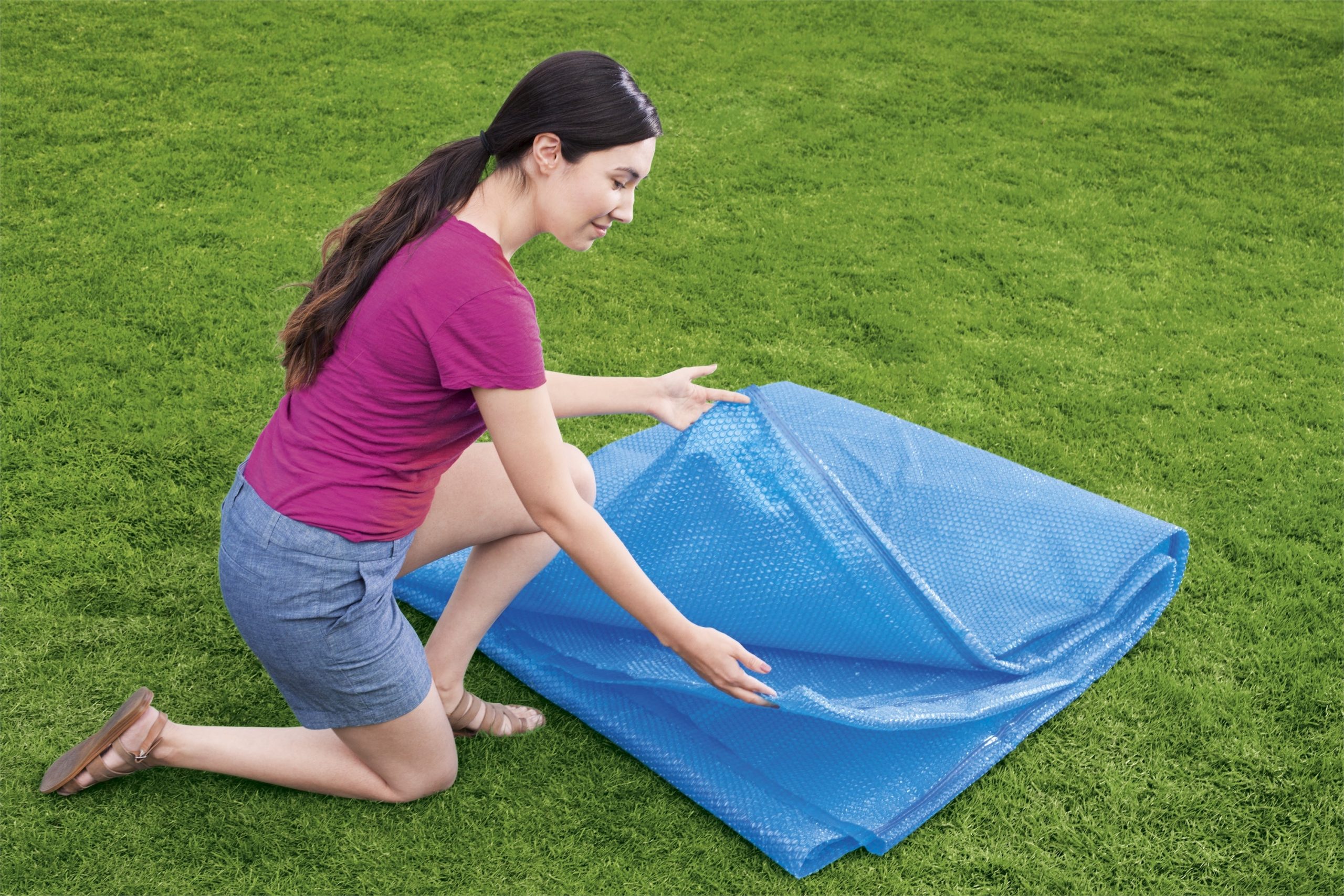 Bestway Round Solar Pool Cover for 18' Above Ground Pools - Image 4