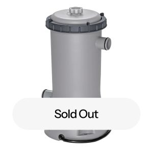 Bestway 530 gal. Cartridge Filter Pump Replacement. Gray