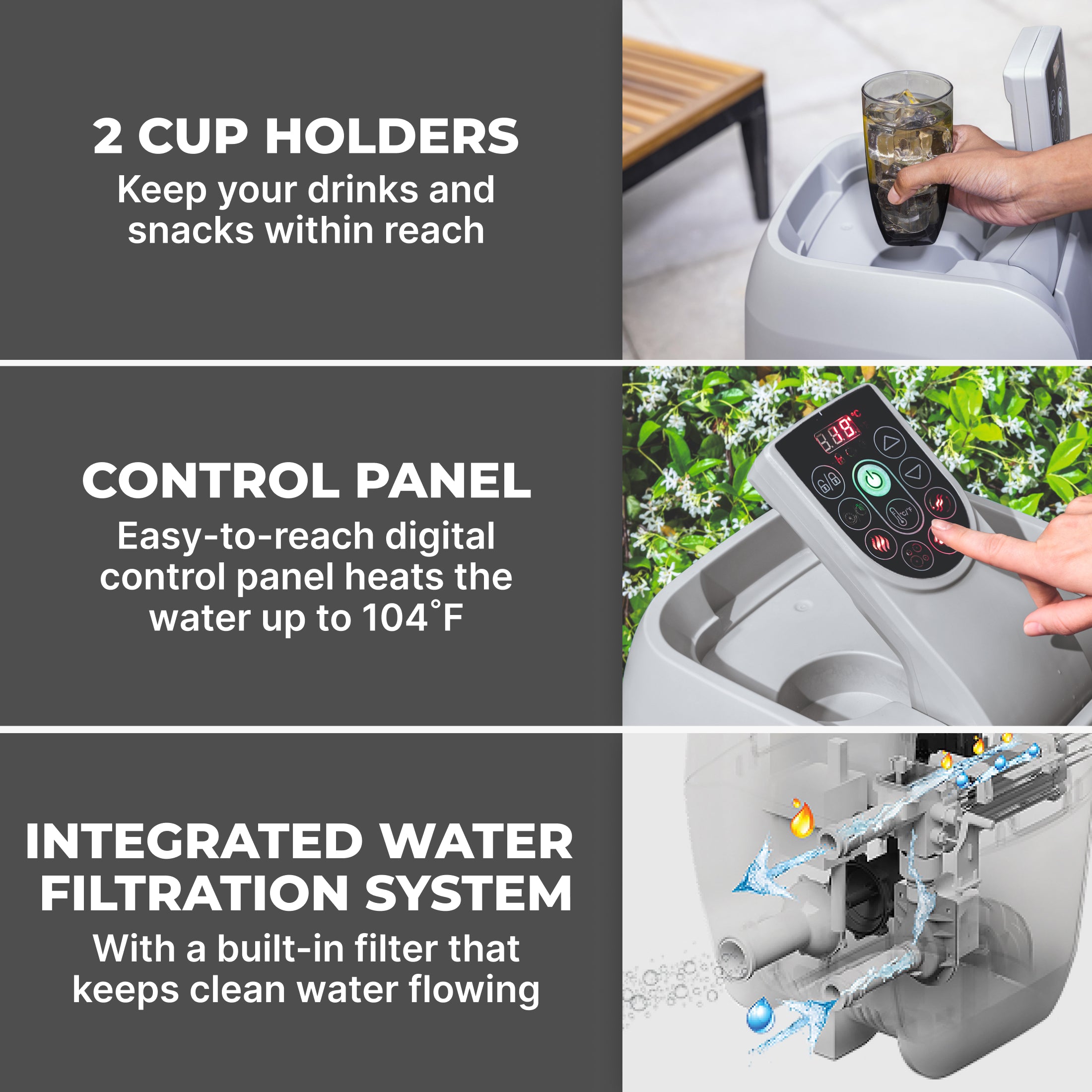 SaluSpa AirJet Smart Hot Tub Heater Pump with App-Control - Image 5