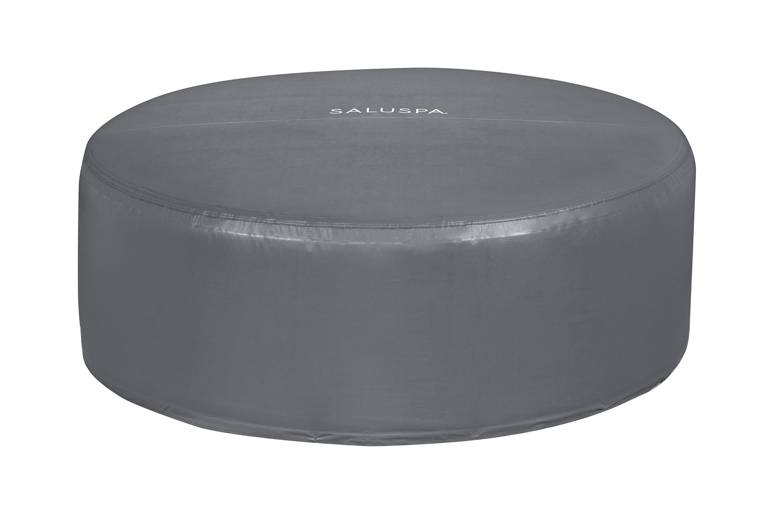 SaluSpa and Coleman 71 x 26 Round EnergySense Inflatable Hot Tub Cover. Gray