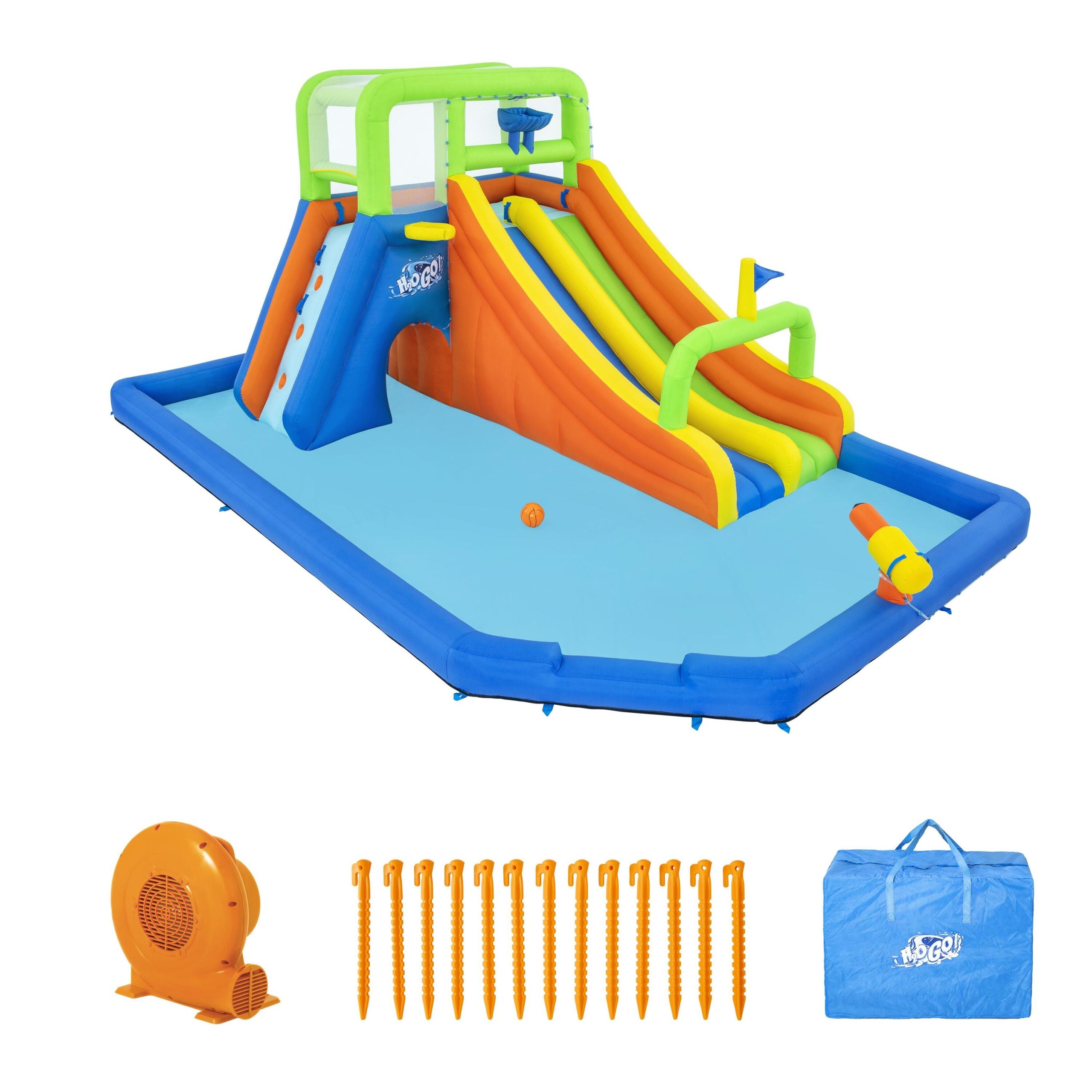 H2OGO! Wild Tide Kids Inflatable Water Park 19' 8 - Image 7