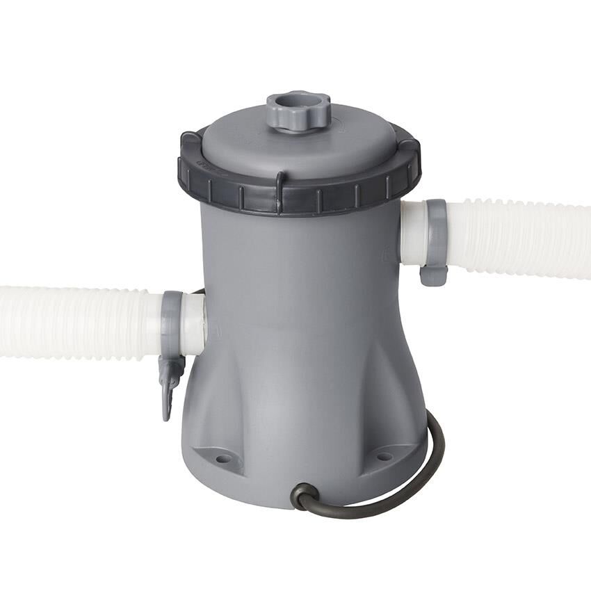 Bestway 330 gal. Cartridge Filter Pump Replacement. Gray