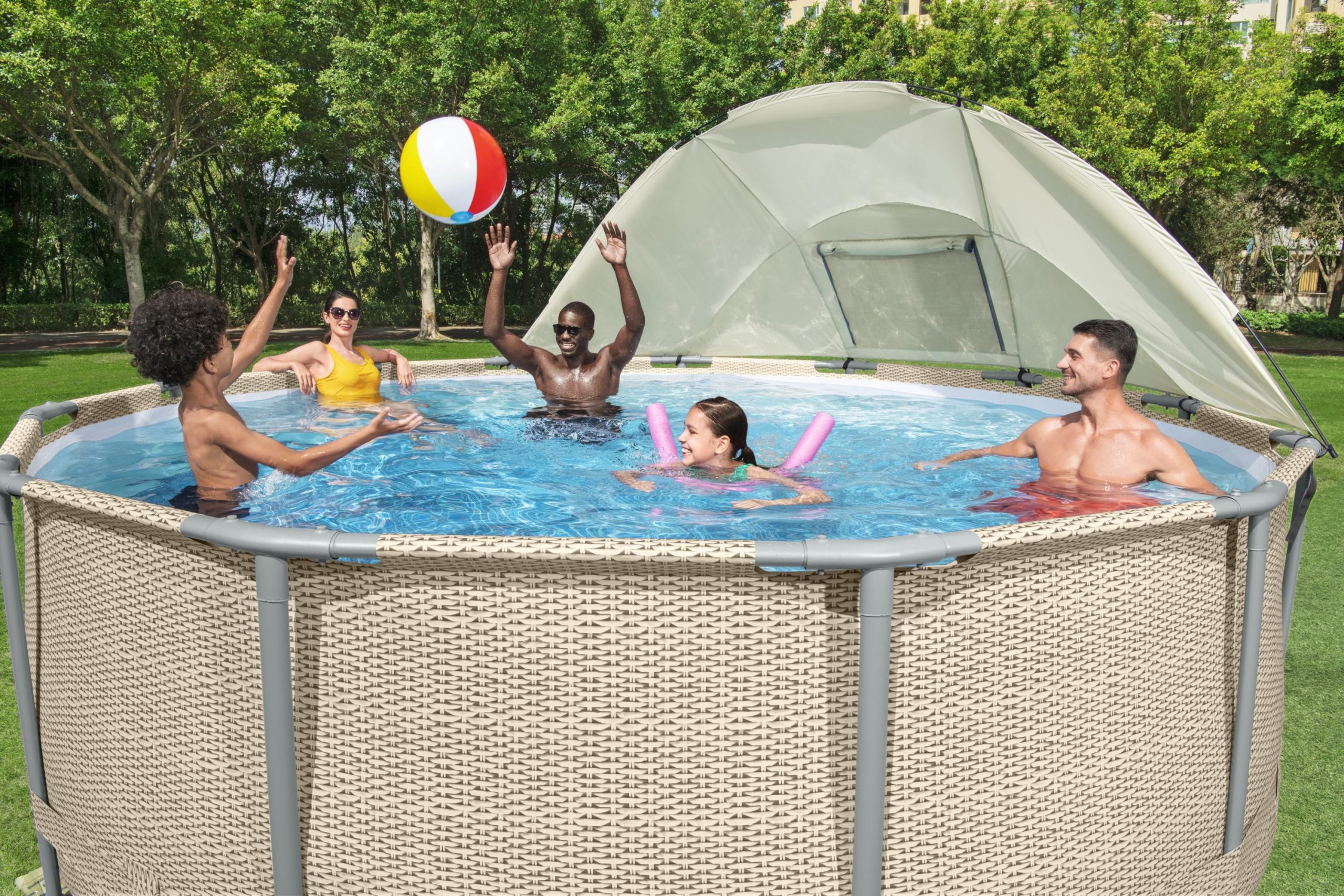 Bestway Above Ground Pool Canopy Sunshade 10'-18' - Image 3
