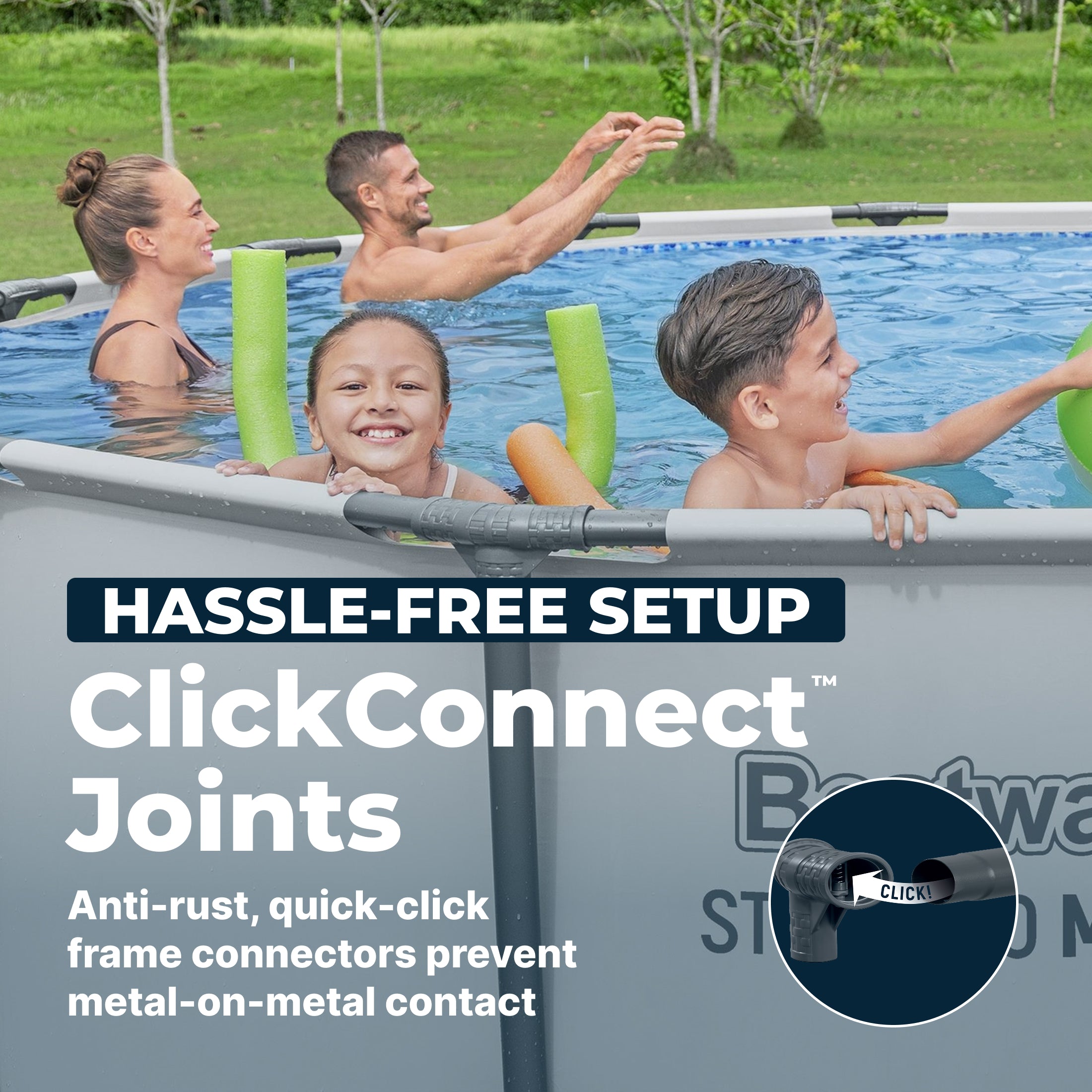 Bestway Steel Pro MAX 14' x 48 Above Ground Pool Set Round - Image 6