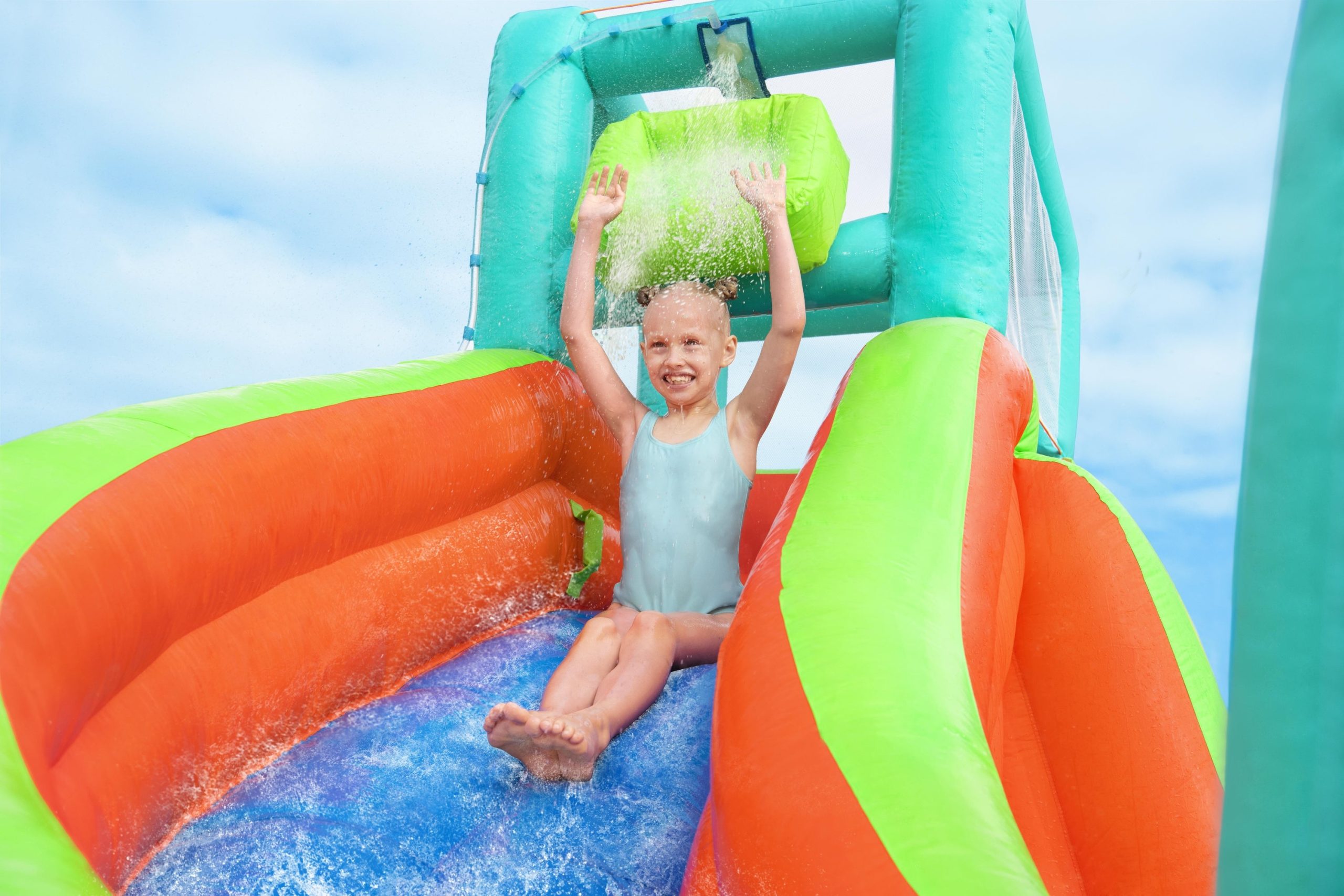 H2OGO! Turbo Splash 12' Kids Inflatable Mega Water Park - Image 6