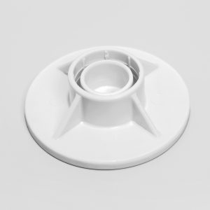 Steel Pro Rectangular Above Ground Pool Vertical Leg Cap Replacement. White