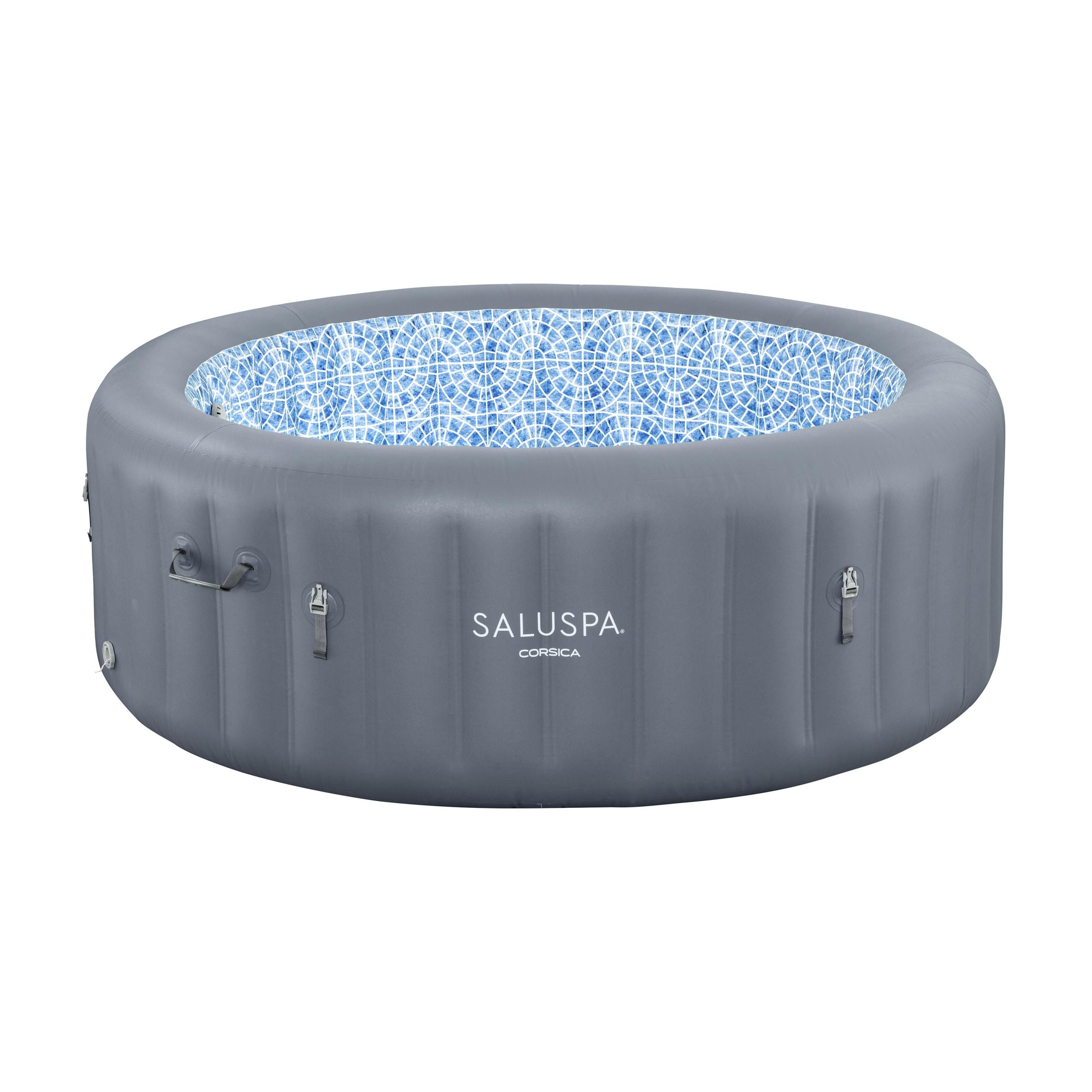 SaluSpa Corsica AirJet Hot Tub Liner Replacement. Gray