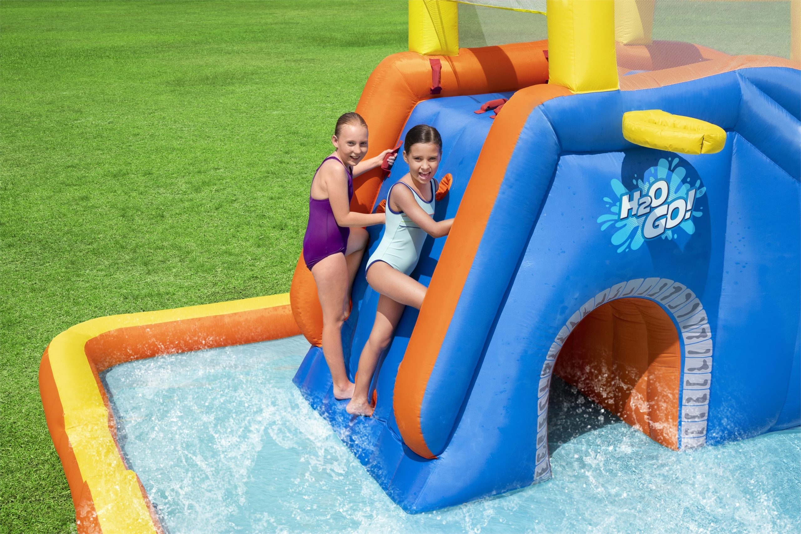 H2OGO! Super Speedway Kids Inflatable Water Park 8'8 - Image 7