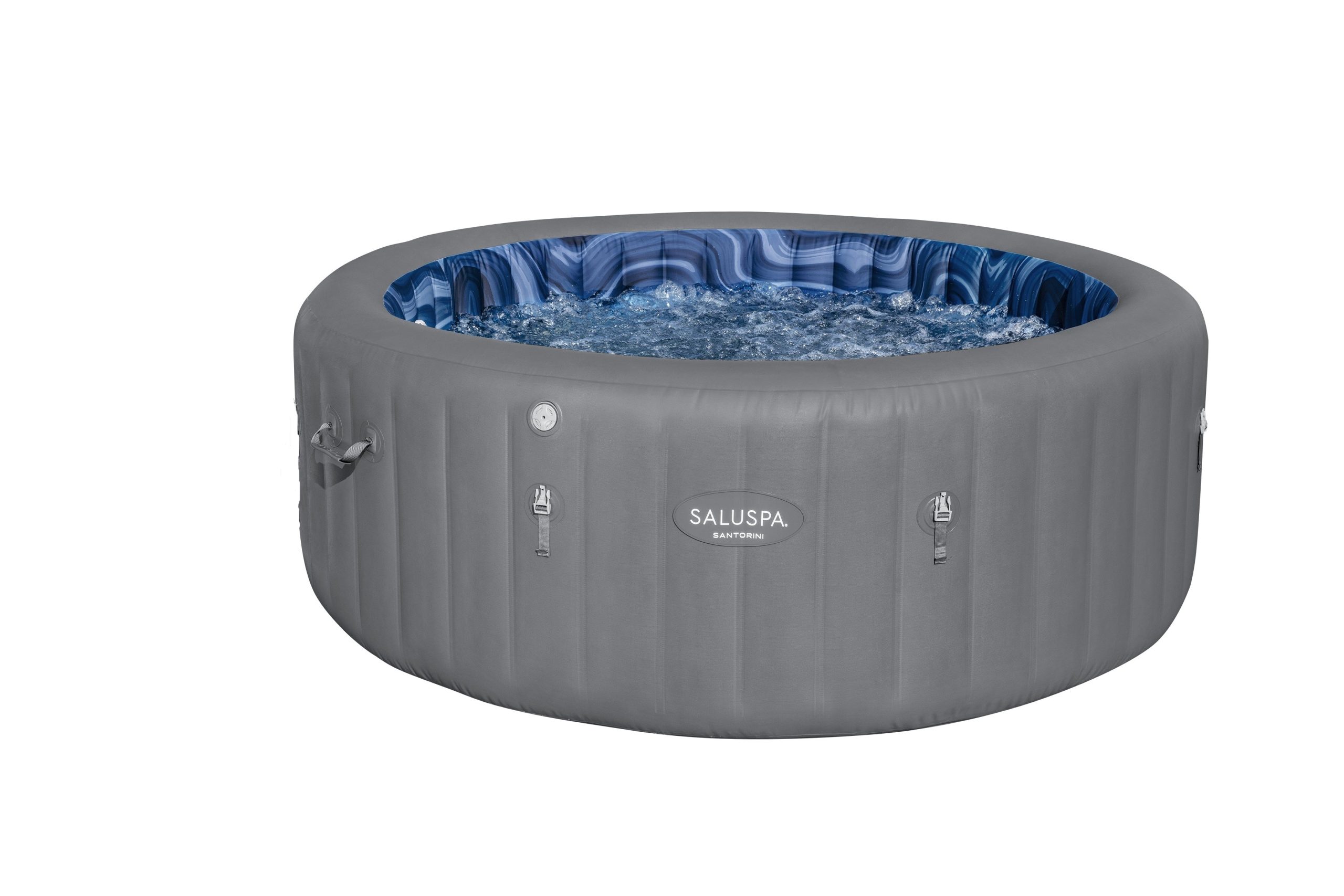 SaluSpa 85 x 31.5 Santorini HydroJet Pro Hot Tub Liner Replacement. Gray
